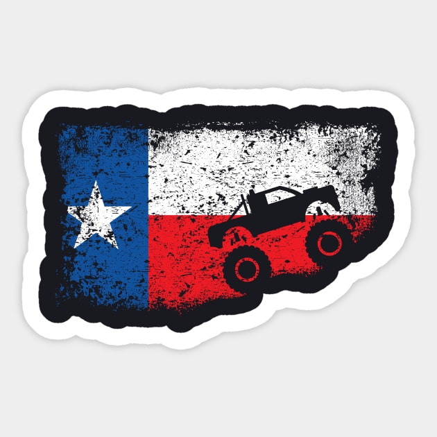 Monster Truck Texas 4X4 Club Sticker by megasportsfan